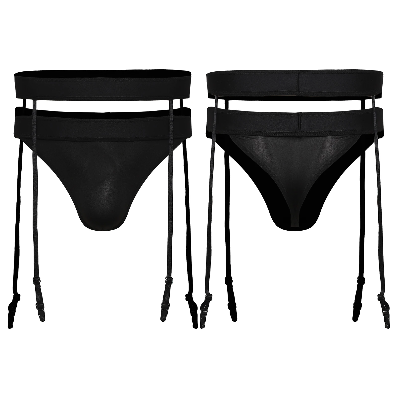 Men Sexy Thongs Briefs Jockstrap Bulge Pouch T-back G-string with Garter Belt Lingerie Nightwear for Couple Game Nightclub
Men Sexy Thongs Briefs Jockstrap Bulge Pouch T-back G-string with Garter Belt Lingerie Nightwear for Couple Game Nightclub
