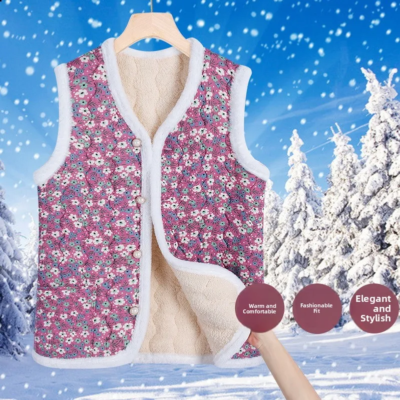 Теплый женский жилет Thiened с цветочным принтом Mom Sle Jaet, модный этнический V-Ne Commute Sle из полиэфирного волокна Jaet 
Теплый женский жилет Thiened с цветочным принтом Mom Sle Jaet, модный этнический V-Ne Commute Sle из полиэфирного волокна Jaet