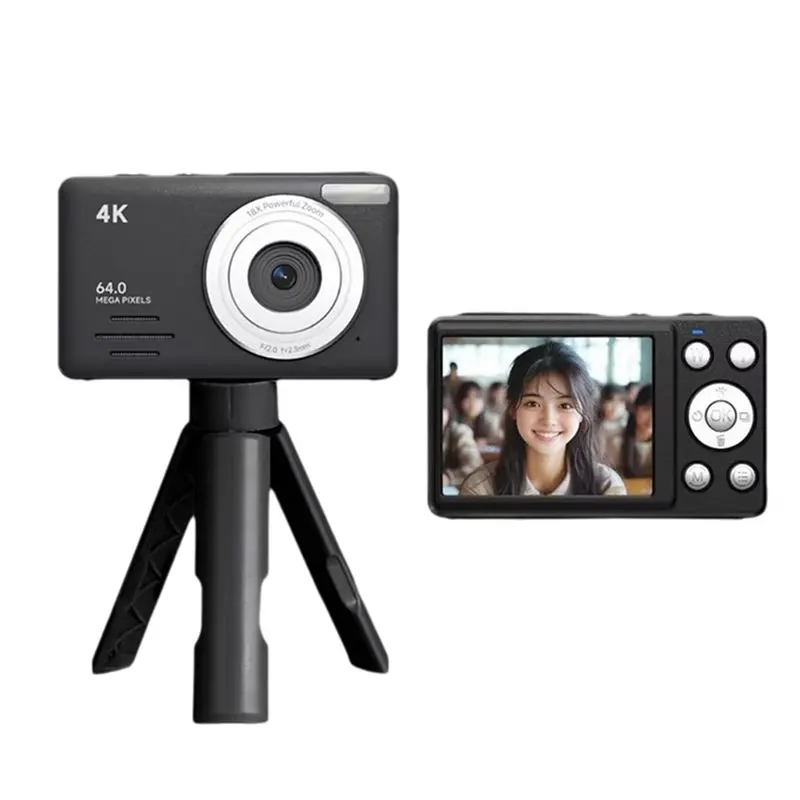 Цифровая камера A33T-4K с 2,88-дюймовым HD-дисплеем, 18-кратным видеозаписывающим модулем, светодиодной подсветкой и аккумулятором 800 мАч для видеоблогинга
Цифровая камера A33T-4K с 2,88-дюймовым HD-дисплеем, 18-кратным видеозаписывающим модулем, светодиодной подсветкой и аккумулятором 800 мАч для видеоблогинга