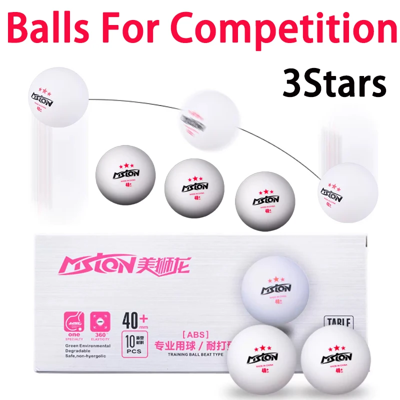 10Pcs 3Stars Table Tennis Balls For Competition Training Resistant New Material 40+ White Training Competition Ping Pong Balls
10Pcs 3Stars Table Tennis Balls For Competition Training Resistant New Material 40+ White Training Competition Ping Pong Balls