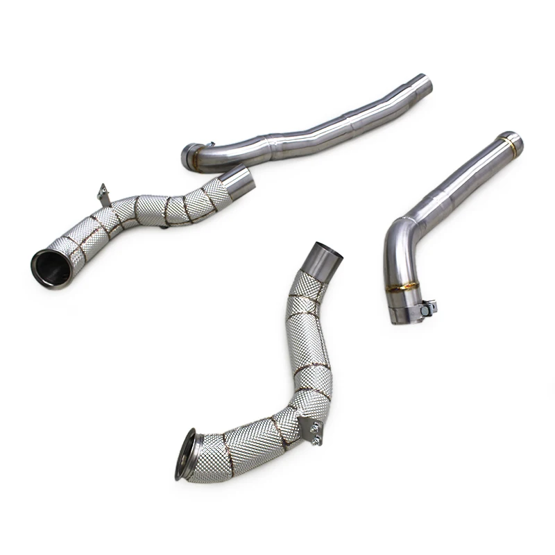 OEM Direct Exhaust Pipes For Mercedes-Benz AMG GTR C190 4.0T 2019-2024 Stainless Steel Downpipe With Heat Shield
OEM Direct Exhaust Pipes For Mercedes-Benz AMG GTR C190 4.0T 2019-2024 Stainless Steel Downpipe With Heat Shield