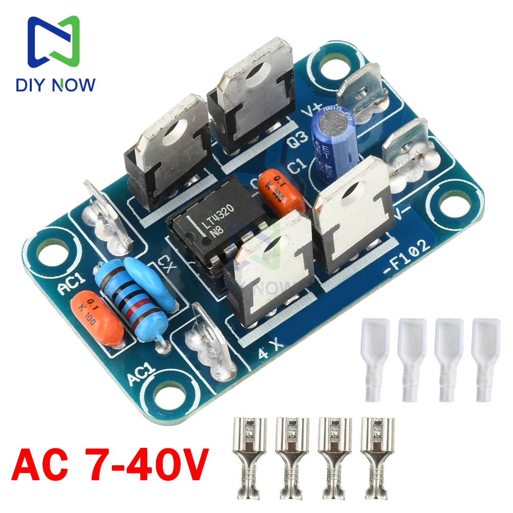 AC 7-40V Ideal Diode Rectifier Bridge Module Lt4320 Class A Power Amplifier Suitable For Jlh1969 Upgraded Rectifier Tube
AC 7-40V Ideal Diode Rectifier Bridge Module Lt4320 Class A Power Amplifier Suitable For Jlh1969 Upgraded Rectifier Tube