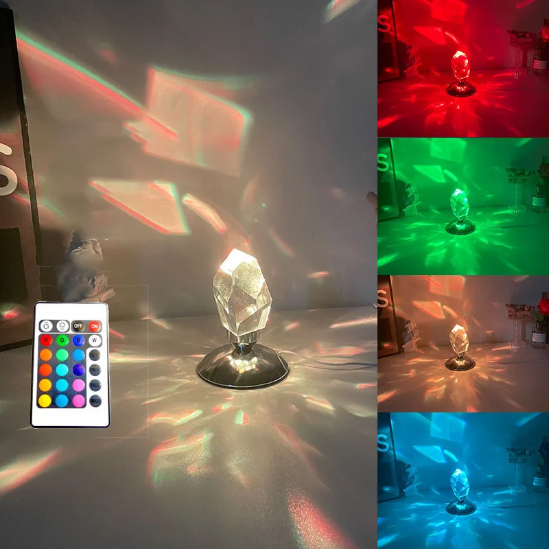 Light and shadow diamond crystal table lamp ins creative night light DIY romantic net red photo bedroom Ambient Light
Light and shadow diamond crystal table lamp ins creative night light DIY romantic net red photo bedroom Ambient Light