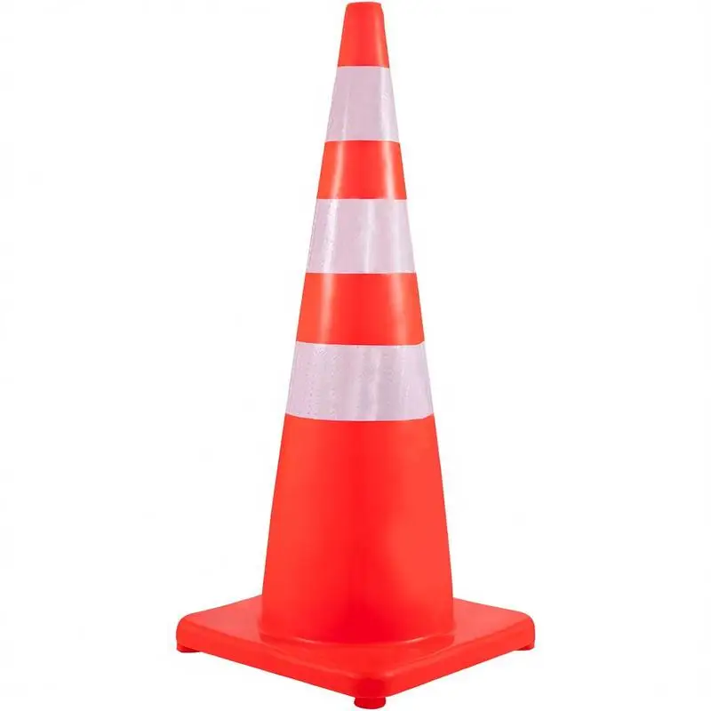 Safety Road Pylons 6 x 36" For Traffic Control Driveway Parking School Improvement Reflective Collars Weighted Base Orange PVC Heavy Duty Construction Markers High Visibility Roadway Signage 6 Pack
Safety Road Pylons 6 x 36" For Traffic Control Driveway Parking School Improvement Reflective Collars Weighted Base Orange PVC Heavy Duty Construction Markers High Visibility Roadway Signage 6 Pack