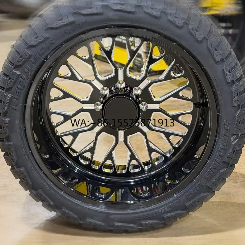 Forged Truck Wheel OEM Off-road Black Deep Dish Wheel 20x12 22x12 24x14 Forged Aluminum 6lug 6x139.7 8x170 8x180 for Jeep F150
Forged Truck Wheel OEM Off-road Black Deep Dish Wheel 20x12 22x12 24x14 Forged Aluminum 6lug 6x139.7 8x170 8x180 for Jeep F150