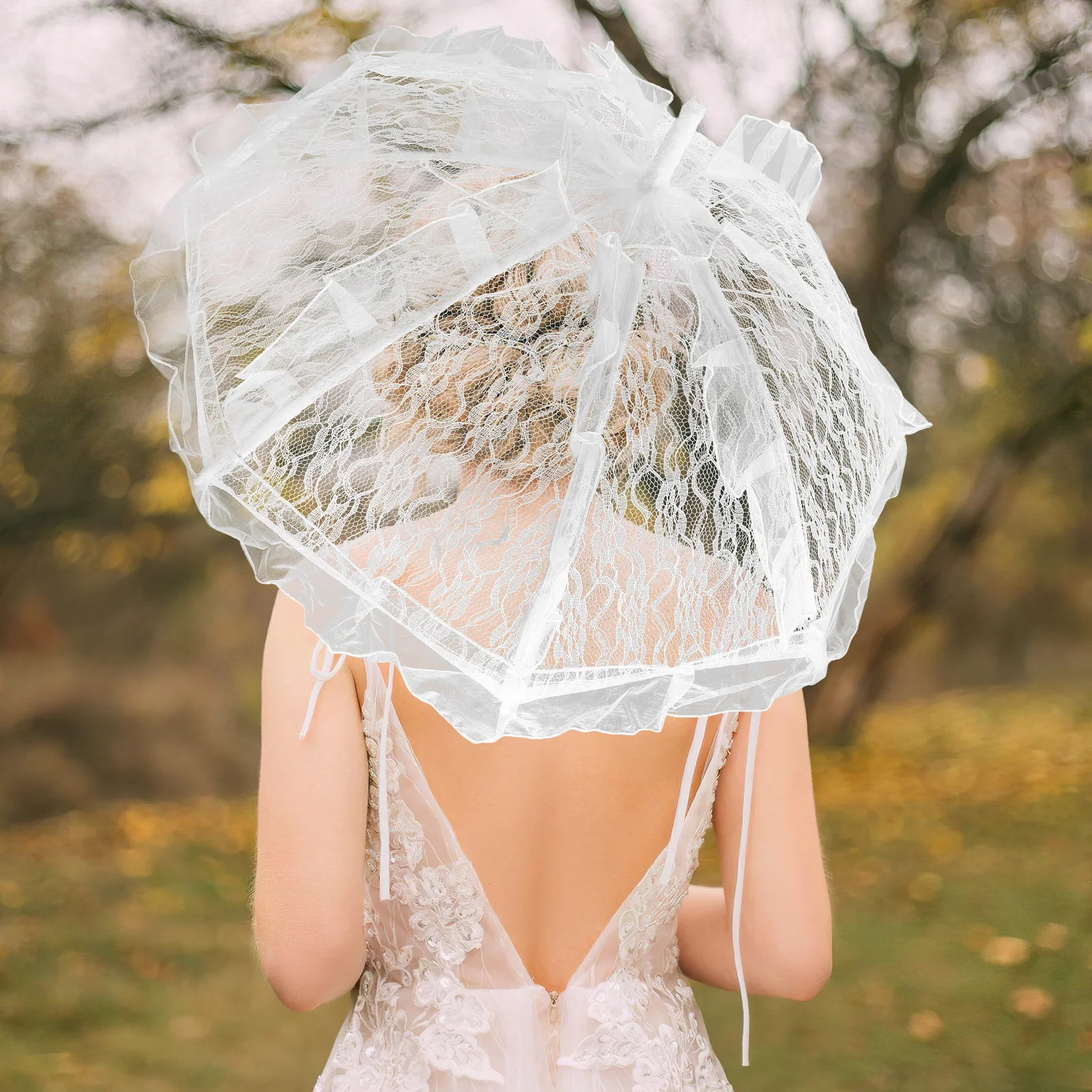 Elegant Lace Parasol Wedding Bridal Decorative Photo Prop For Tea Party Performance Lightweight Portable Handle Fancy Bridal
Elegant Lace Parasol Wedding Bridal Decorative Photo Prop For Tea Party Performance Lightweight Portable Handle Fancy Bridal