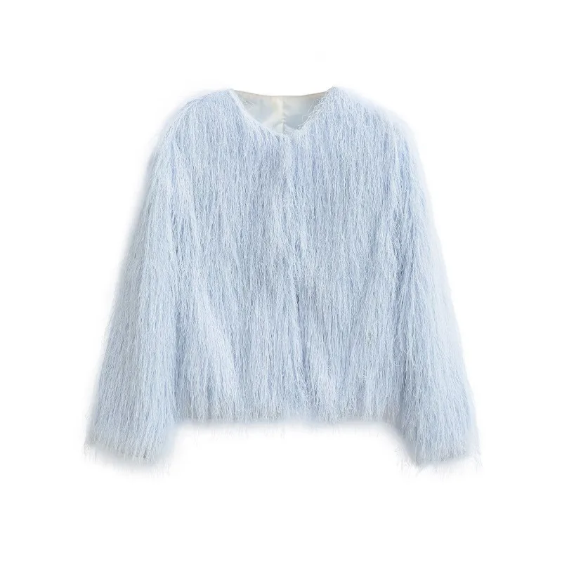 Apricot Color/ Light Blue Tassel Short Coats Women Round Neck Hidden Button Design Tops 2026 Elegant Office Ladies Casual Jacket
Apricot Color/ Light Blue Tassel Short Coats Women Round Neck Hidden Button Design Tops 2026 Elegant Office Ladies Casual Jacket