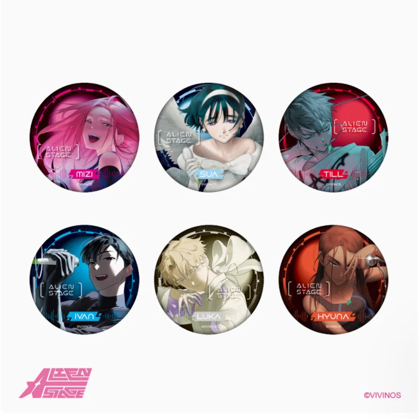 2025 Anime Alien Stage PU Double Flash Big Badge Q Version Baji Brooch Official Original Goods Mizi Sua Till Ivan Luka Hyuna
2025 Anime Alien Stage PU Double Flash Big Badge Q Version Baji Brooch Official Original Goods Mizi Sua Till Ivan Luka Hyuna