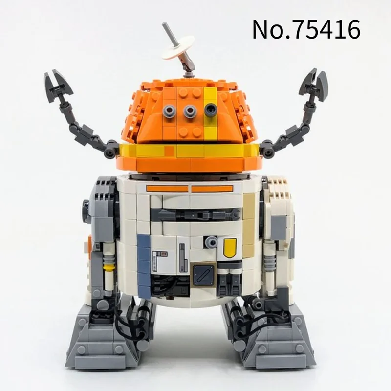1039pcs UCS Star Interstellar Conflict Robot Chopper C1 10P 75416 Building Blocks Puzzle Model Toys For Birthday Ornament Gift
1039pcs UCS Star Interstellar Conflict Robot Chopper C1 10P 75416 Building Blocks Puzzle Model Toys For Birthday Ornament Gift
