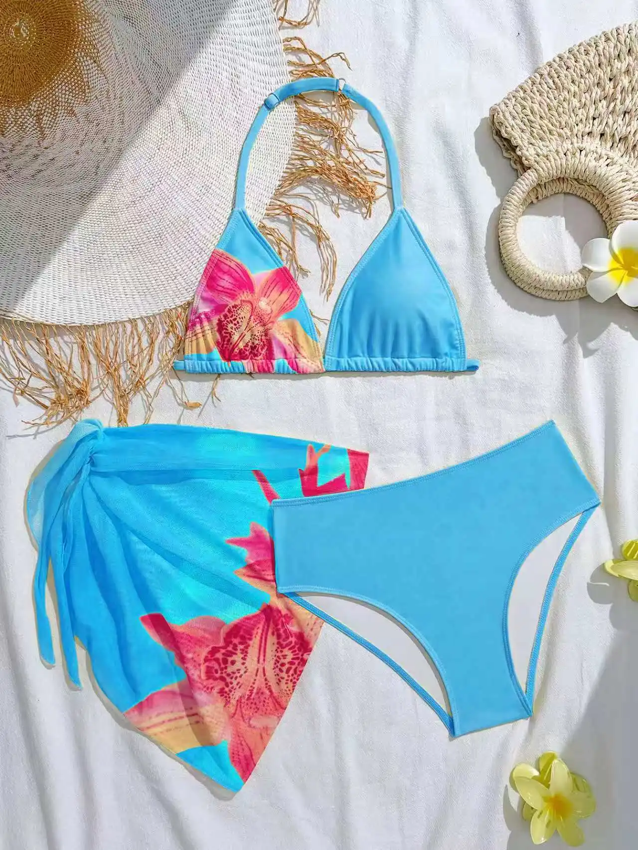 Girls 3pack Blue Halter High Waist Bikini Beach Skirt Kids Swimsuit 8-12 Years Children's Swimwear Flower Bathing Suit Girl Pink
Girls 3pack Blue Halter High Waist Bikini Beach Skirt Kids Swimsuit 8-12 Years Children's Swimwear Flower Bathing Suit Girl Pink
