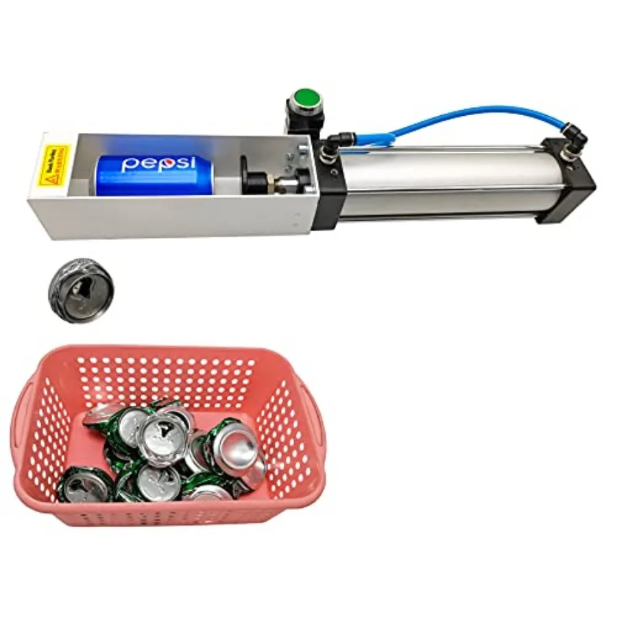 Aluminum Can Crusher Heavy Duty Pneumatic Cylinder Soda Beer Can Crusher Eco-Friendly Recycling Tool Countertop Button Valve
Aluminum Can Crusher Heavy Duty Pneumatic Cylinder Soda Beer Can Crusher Eco-Friendly Recycling Tool Countertop Button Valve
