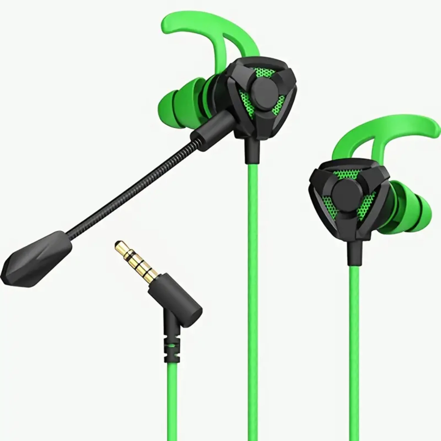 Portable Dual Driver Gaming Earphones G9 With Dual Microphone And 3D Stereo Sound For Mobile Phones Tablets
Portable Dual Driver Gaming Earphones G9 With Dual Microphone And 3D Stereo Sound For Mobile Phones Tablets