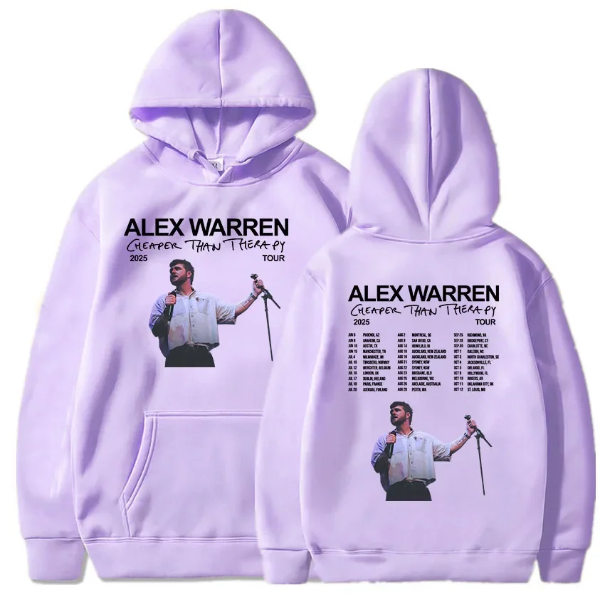Толстовки с капюшоном Cheaper Than Therapy Tour 2025 Alex Warren Singer, толстовки с графическим рисунком, пуловеры с капюшоном и длинными рукавами для мужчин и женщин, Sudaderas
Толстовки с капюшоном Cheaper Than Therapy Tour 2025 Alex Warren Singer, толстовки с графическим рисунком, пуловеры с капюшоном и длинными рукавами для мужчин и женщин, Sudaderas
