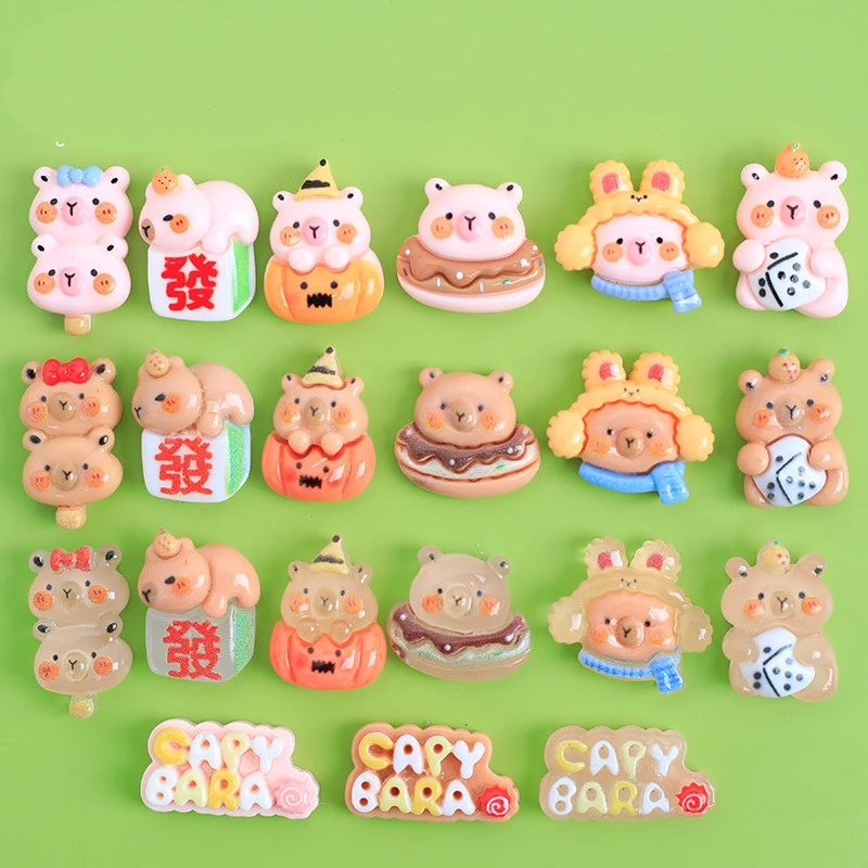 Capybara Assorted Mix Resin Cabochon 20pcs Resin Flatbacks for DIY Decoration Accessories Wholesale Ornament Bulk Supplier
Capybara Assorted Mix Resin Cabochon 20pcs Resin Flatbacks for DIY Decoration Accessories Wholesale Ornament Bulk Supplier