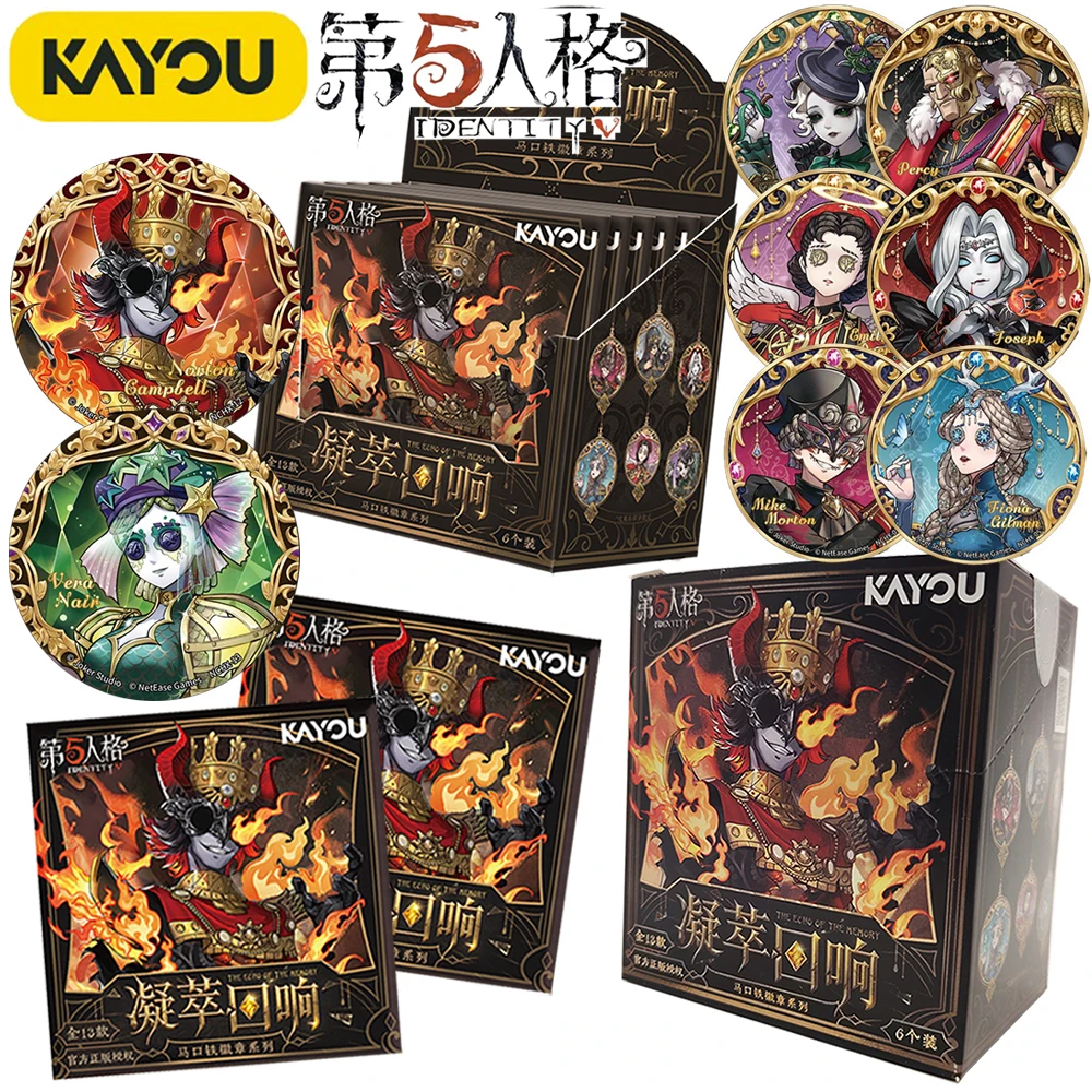Genuine KAYOU Identity V Collection Limited Badge High Score 1v4 Cooperative Competitive Games High Quality Brooch Toys Gifts
Genuine KAYOU Identity V Collection Limited Badge High Score 1v4 Cooperative Competitive Games High Quality Brooch Toys Gifts