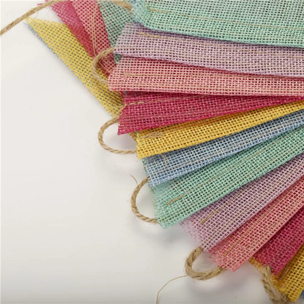European-style Colorful Pull Flag For Pastel Party Kids Playhouse Baby Shower Imitation Linen Triangle 12 Flags 1PC 4M 1pc
European-style Colorful Pull Flag For Pastel Party Kids Playhouse Baby Shower Imitation Linen Triangle 12 Flags 1PC 4M 1pc