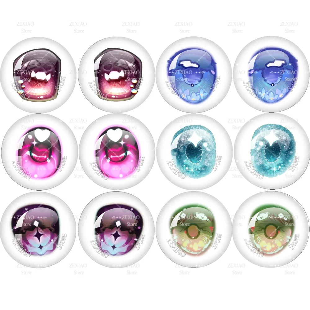 6Pairs Blythe Doll Eye Chips Various Patterns Styles Glass Cabochon Eyes Doll Eyes Chips DIY Jewelry Making Suppliers MS004
6Pairs Blythe Doll Eye Chips Various Patterns Styles Glass Cabochon Eyes Doll Eyes Chips DIY Jewelry Making Suppliers MS004