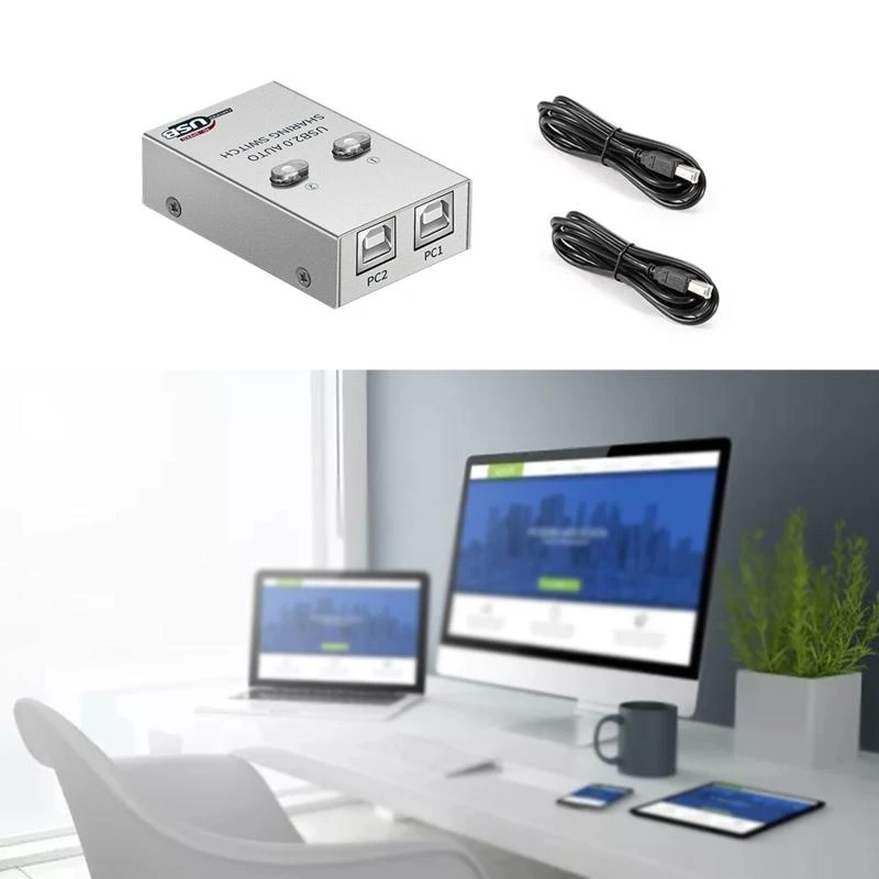 E65E USB Printer Sharing Device 2 in1 Out Printer Sharing Switch Auto KVM Converter
E65E USB Printer Sharing Device 2 in1 Out Printer Sharing Switch Auto KVM Converter