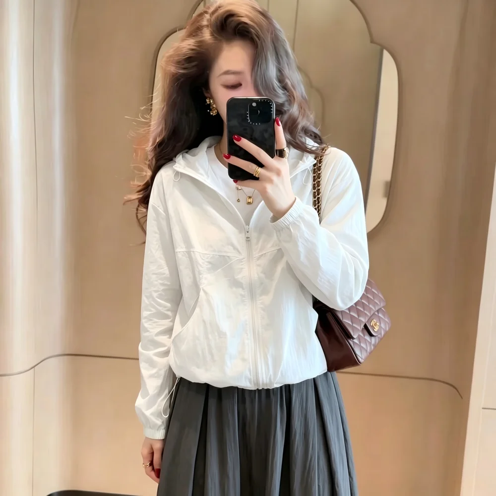 Summer New Hat Pure Color Women's Casual Outdoor Skin Clothes Sun Protection Light Outerwear Female Open Cardigan
Summer New Hat Pure Color Women's Casual Outdoor Skin Clothes Sun Protection Light Outerwear Female Open Cardigan