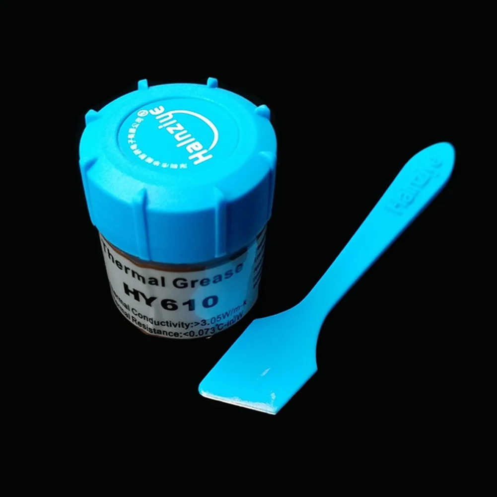 10/20g HY510 Grey Thermal Paste Silicone Compound Conductive Grease Heatsink For CPU GPU Chipset Notebook Cooling with Scraper
10/20g HY510 Grey Thermal Paste Silicone Compound Conductive Grease Heatsink For CPU GPU Chipset Notebook Cooling with Scraper