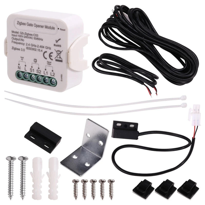 Tuya Smart Gate Door Opener Module Gate Door Controller Module Garage Door Switch
Tuya Smart Gate Door Opener Module Gate Door Controller Module Garage Door Switch
