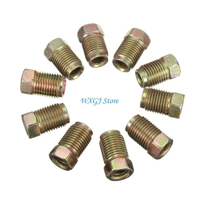 37JE Brake Tube Fitting Universal Automotive Brake System Adapter Secure Leak Proof Connection Stable For 3/16 Inch Hoses
37JE Brake Tube Fitting Universal Automotive Brake System Adapter Secure Leak Proof Connection Stable For 3/16 Inch Hoses