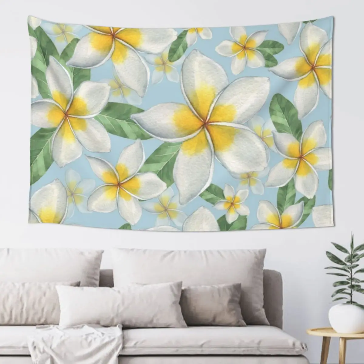 White and yellow plumeria flowers - White Plumeria Flower Pattern Tapestry Room Decor For Girls Tapete For The Wall Tapestry
White and yellow plumeria flowers - White Plumeria Flower Pattern Tapestry Room Decor For Girls Tapete For The Wall Tapestry