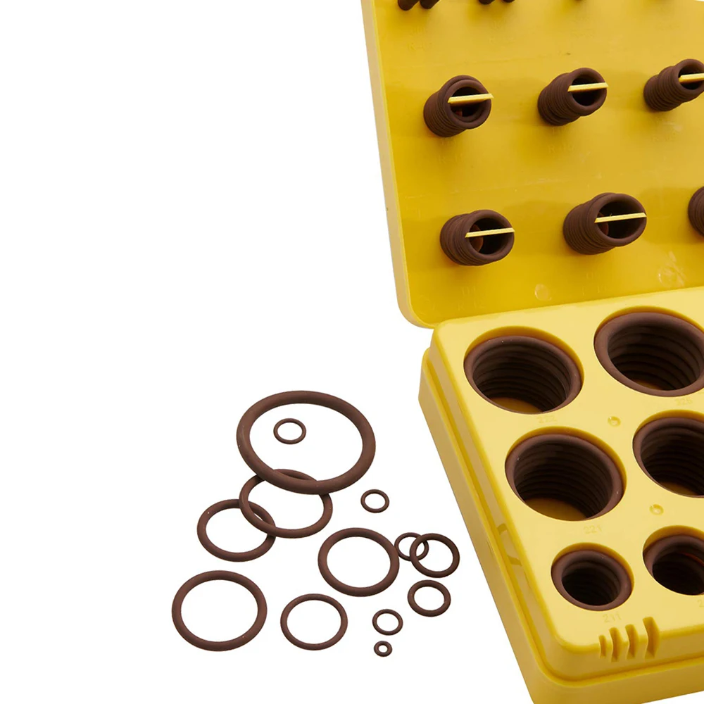 382Pcs FKM O Ring Kit Fluorocarbon 75A 30 Sizes Oil & Chemical Resistant Seals for Hydraulic Cylinders Plumbing Maintenance
382Pcs FKM O Ring Kit Fluorocarbon 75A 30 Sizes Oil & Chemical Resistant Seals for Hydraulic Cylinders Plumbing Maintenance