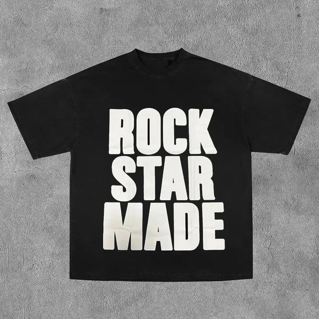 Rock Goth Fashion Wome Men Punk Grunge Hip Hop Rap Vintage Letter Print Short T-Shirt Casual Y2K Tee Streetwear
Rock Goth Fashion Wome Men Punk Grunge Hip Hop Rap Vintage Letter Print Short T-Shirt Casual Y2K Tee Streetwear
