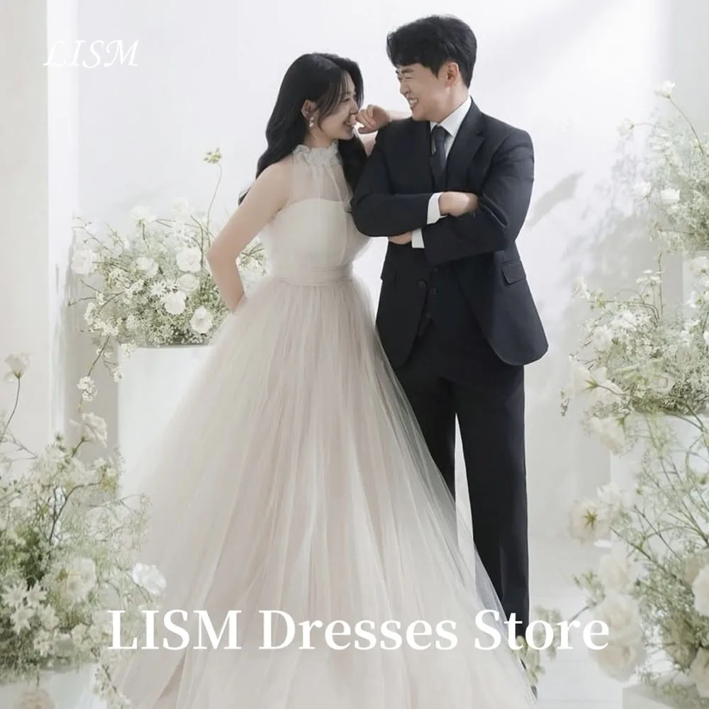 LISM O-Neck Simple A-Line Korea Wedding Dresses Photo Shoot Silk Organza Long Elegant Bridal Gowns웨딩드레스 Customized Corsets
LISM O-Neck Simple A-Line Korea Wedding Dresses Photo Shoot Silk Organza Long Elegant Bridal Gowns웨딩드레스 Customized Corsets