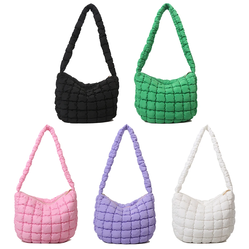 Женская стеганая плиссированная сумка на ремне, однотонная стеганая сумка-облако, Оксфордская мягкая сумка-саквояж, дорожные сумки большой вместительности
Женская стеганая плиссированная сумка на ремне, однотонная стеганая сумка-облако, Оксфордская мягкая сумка-саквояж, дорожные сумки большой вместительности