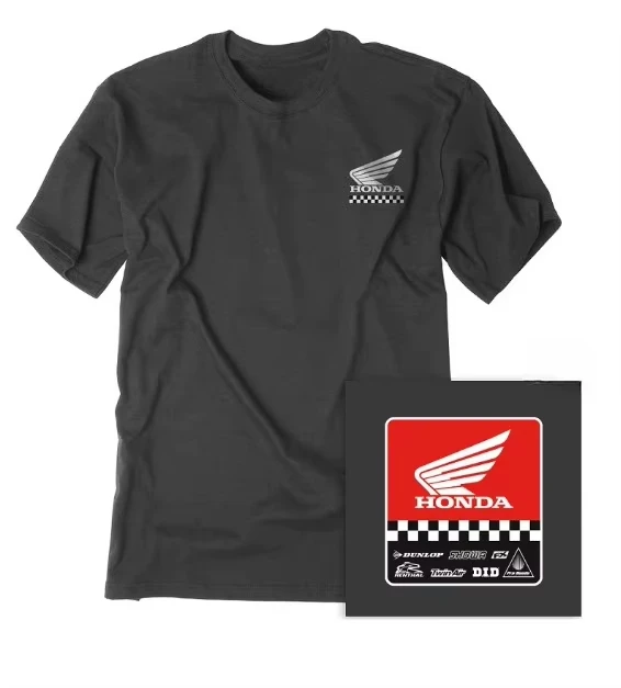 Honda 2026, новинка, жаркая летняя модная новая мужская и женская хлопковая футболка Honda, гоночный стиль, уличная одежда с короткими рукавами, летняя одежда
Honda 2026, новинка, жаркая летняя модная новая мужская и женская хлопковая футболка Honda, гоночный стиль, уличная одежда с короткими рукавами, летняя одежда
