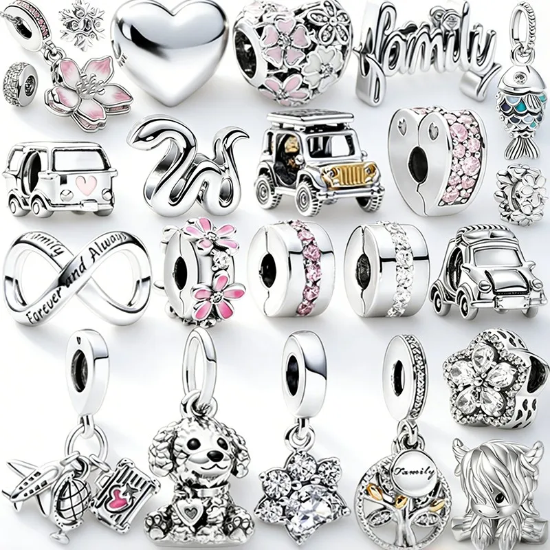 Gift For Her Family Infinite Symbol Flower Vehicle Animal Series Charms Bead Pendants Clips Fit Original Snake Bone Accessories
Gift For Her Family Infinite Symbol Flower Vehicle Animal Series Charms Bead Pendants Clips Fit Original Snake Bone Accessories