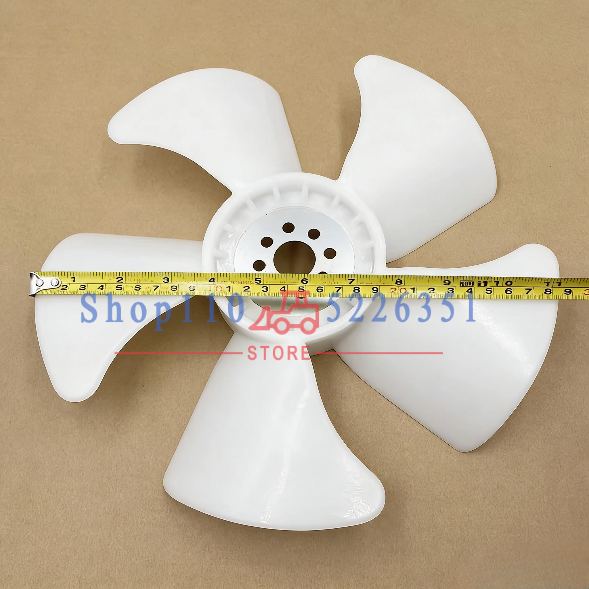 Лопасть вентилятора двигателя с 8 отверстиями и 5 листьями для аксессуаров для экскаваторов Kubota U10 U17 D722/D902/Z482
Лопасть вентилятора двигателя с 8 отверстиями и 5 листьями для аксессуаров для экскаваторов Kubota U10 U17 D722/D902/Z482