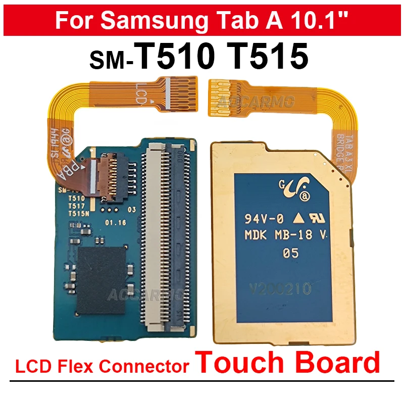 Для Samsung Galaxy Tab A 10,1 дюйма SM-510 T510 T515 ЖК-экран, гибкий кабель, подключение, сенсорная плата, запасные части
Для Samsung Galaxy Tab A 10,1 дюйма SM-510 T510 T515 ЖК-экран, гибкий кабель, подключение, сенсорная плата, запасные части
