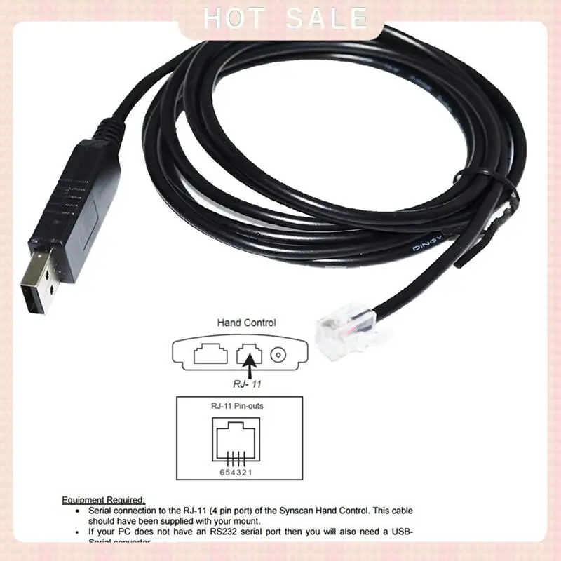 24-Hour Delivery 2X USB To Rj11 Rj12 6P4C Adapter Serial Control Cable EQMOD For Az-Gti Mount Pc Connect For Hand Control Cable,
24-Hour Delivery 2X USB To Rj11 Rj12 6P4C Adapter Serial Control Cable EQMOD For Az-Gti Mount Pc Connect For Hand Control Cable,