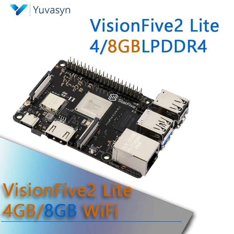 VisionFive2 Lite 4/8 ГБ Wi-Fi eMMC VisionFive2 Lite RISC-V одноплатный компьютер JH-7110S процессор 3D графический процессор для Linux
VisionFive2 Lite 4/8 ГБ Wi-Fi eMMC VisionFive2 Lite RISC-V одноплатный компьютер JH-7110S процессор 3D графический процессор для Linux