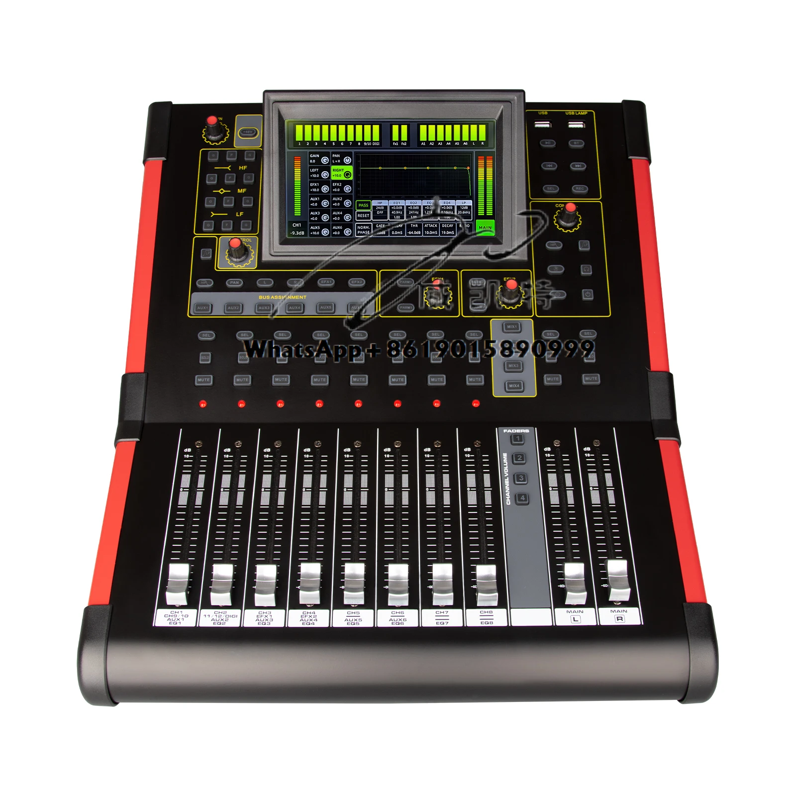 MD12 Professional Digital Audio Mixer 12 Channel Audio Mixer Sound Mixing Console 48V Phantom Power
MD12 Professional Digital Audio Mixer 12 Channel Audio Mixer Sound Mixing Console 48V Phantom Power