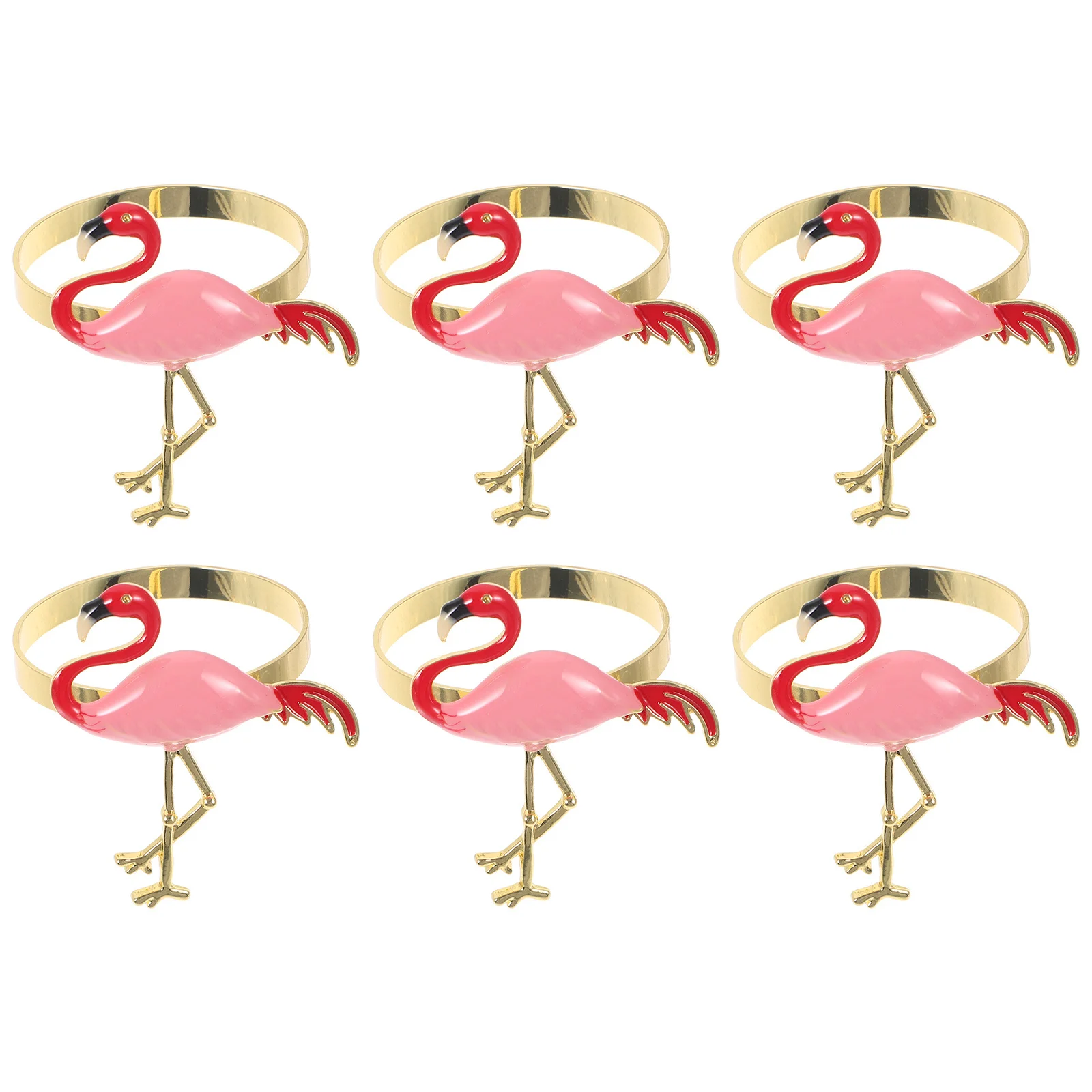 6Pcs Flamingo Napkin Holders High Grade Finish Elegant Table Decor Suitable for Hotel Home Use Napkin Rings Table Decor
6Pcs Flamingo Napkin Holders High Grade Finish Elegant Table Decor Suitable for Hotel Home Use Napkin Rings Table Decor