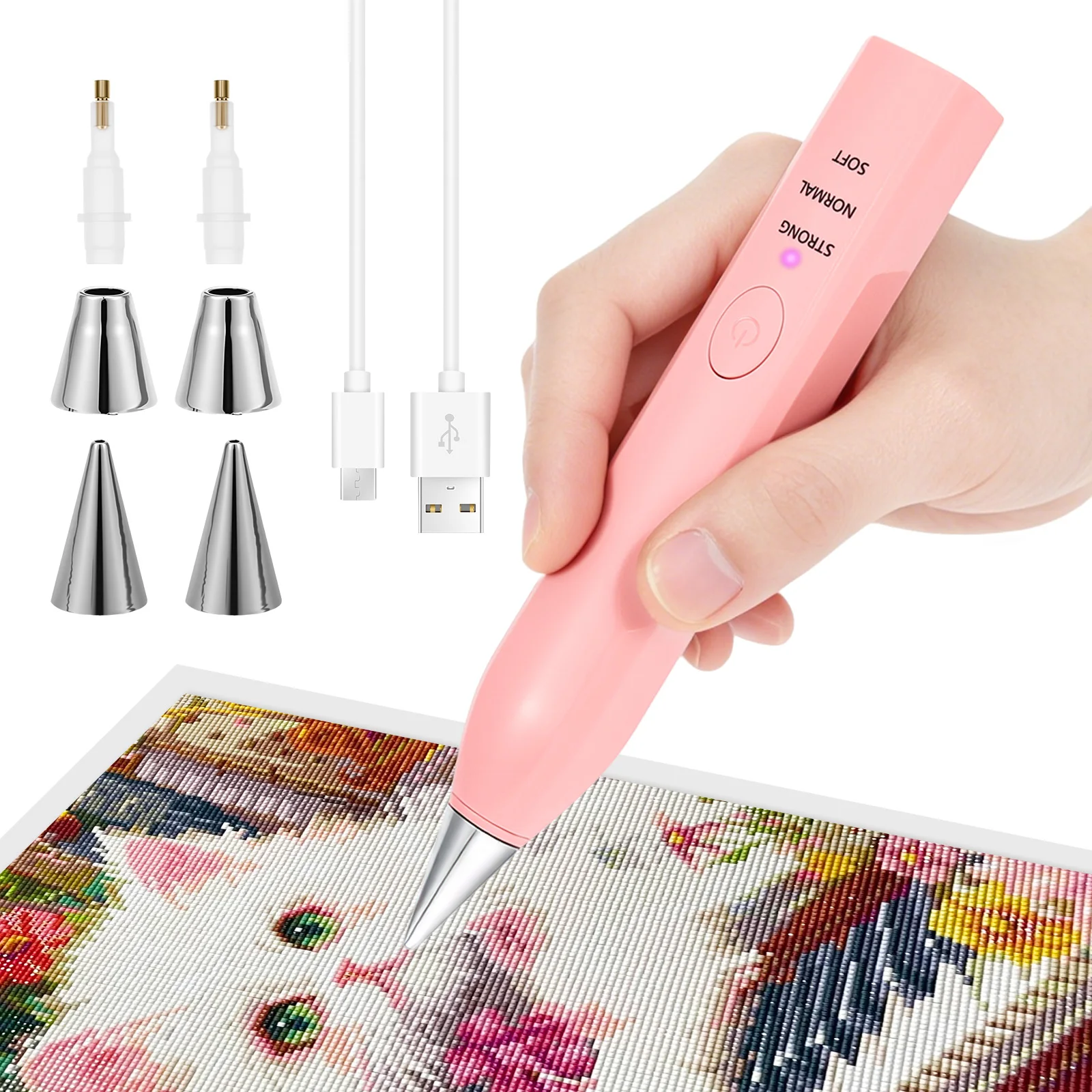 Rhinestones Painting Pen Cordless Electric Rhinestones Art Pen Vacuum Diamond Painting Pen Set For Nail Rhinestones Diamond Art
Rhinestones Painting Pen Cordless Electric Rhinestones Art Pen Vacuum Diamond Painting Pen Set For Nail Rhinestones Diamond Art