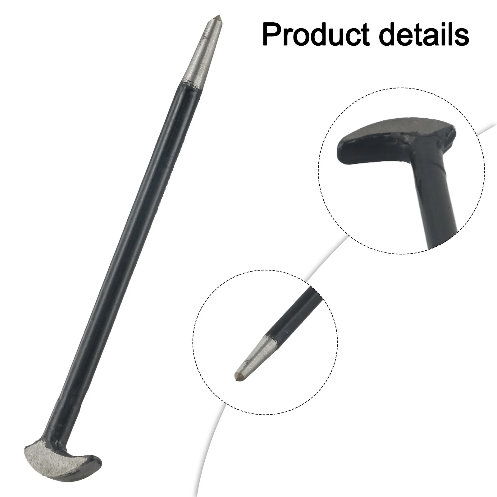 For Home Use For Professional Use 6 12 Inch Double-Ended Nail Puller Pry Bar Tool Dual Functionality Excellent Strength 
For Home Use For Professional Use 6 12 Inch Double-Ended Nail Puller Pry Bar Tool Dual Functionality Excellent Strength