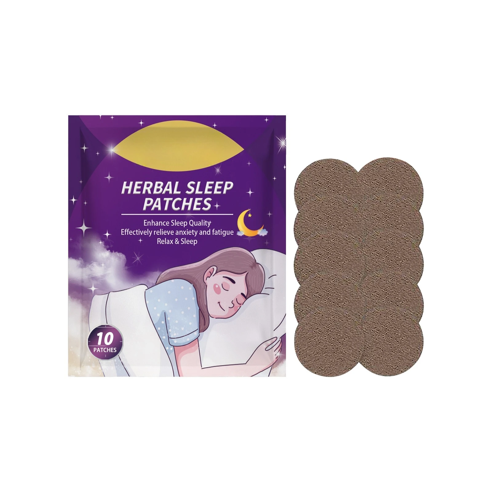 Sleep stickers, care for sleep, relax, relieve physical stress, body health care, acupoint stickers
Sleep stickers, care for sleep, relax, relieve physical stress, body health care, acupoint stickers