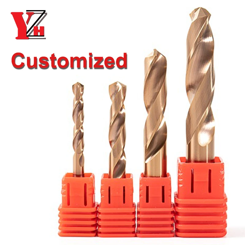 Customized Carbide Twist Drill HRC55 CNC Straight Handle Drilling Hole For Metal
Customized Carbide Twist Drill HRC55 CNC Straight Handle Drilling Hole For Metal