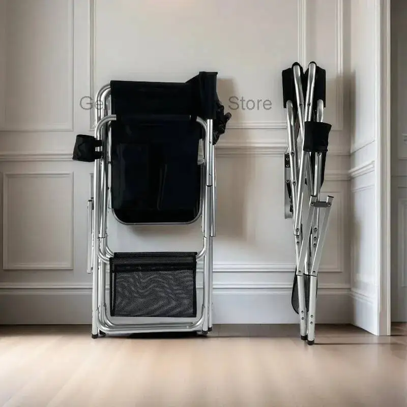 Foldable Tall Director Chair with Side Table Cup Holder Footrest And Carry Bag for Makeup Artists And Clients 
Foldable Tall Director Chair with Side Table Cup Holder Footrest And Carry Bag for Makeup Artists And Clients