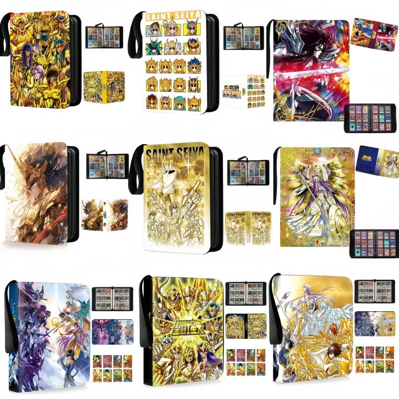 400/900pcs Saint Seiya Card cortexAlbum Book Folder 4/9 Card Slots Collections Zipper Double Pocket Zipper Card Binder Holde
400/900pcs Saint Seiya Card cortexAlbum Book Folder 4/9 Card Slots Collections Zipper Double Pocket Zipper Card Binder Holde