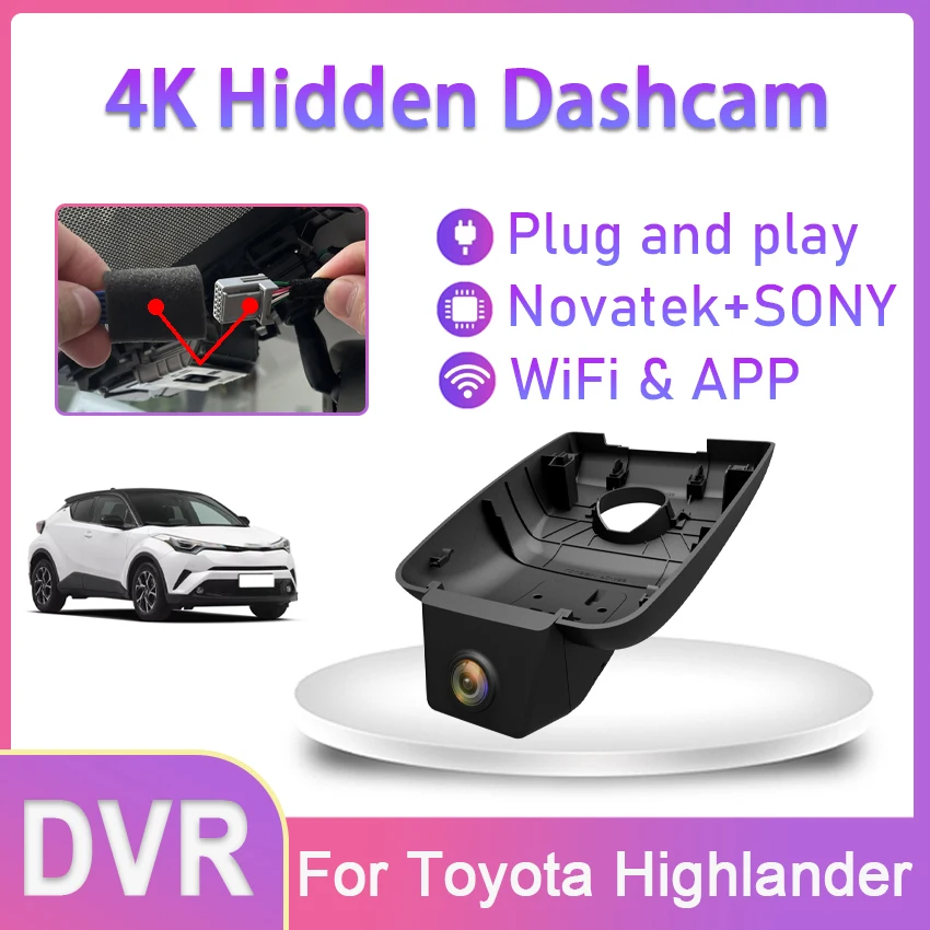 4K 2160P CAR dash camera UHD Night Vision Car dvr Dash Cam For Toyota Highlander 2017 2018 2019 2020 2021 Plug and play DashCam
4K 2160P CAR dash camera UHD Night Vision Car dvr Dash Cam For Toyota Highlander 2017 2018 2019 2020 2021 Plug and play DashCam
