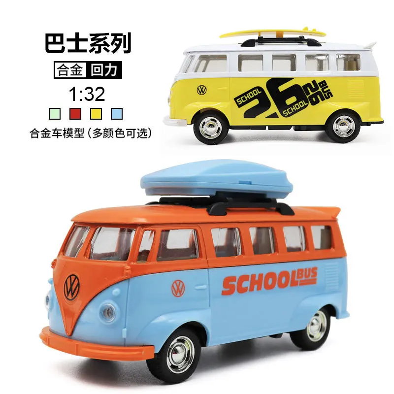 1:32 Scale Volkswagen T1 Bus Diecast Alloy Model with Roof Rack & Pull-Back Mechanism Collectible Gift for Kids
1:32 Scale Volkswagen T1 Bus Diecast Alloy Model with Roof Rack & Pull-Back Mechanism Collectible Gift for Kids