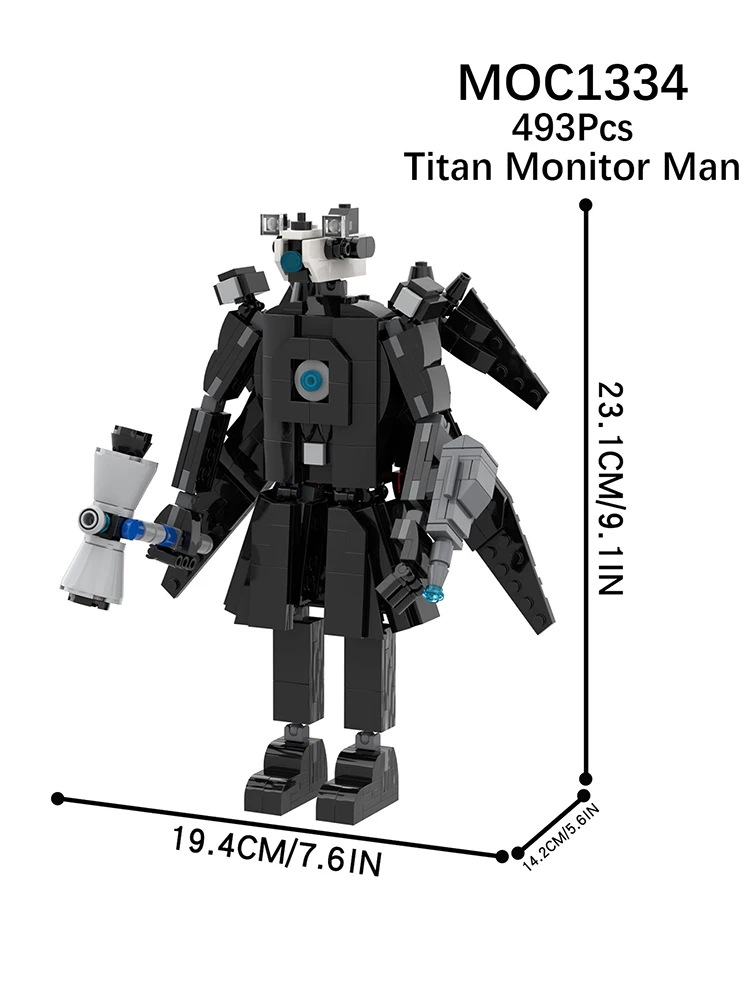 New Titan Sound Man Toy Building Blos Monitor Man Toilet Man Assembly Toy Collectible Figures for Boys Eonal Toys
New Titan Sound Man Toy Building Blos Monitor Man Toilet Man Assembly Toy Collectible Figures for Boys Eonal Toys