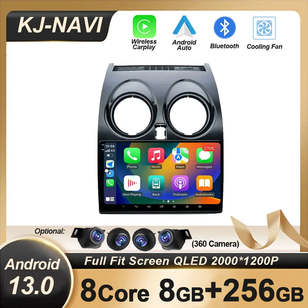 Android 13 For Nissan Qashqai J10 2006 2007 2008- 2013 Car Stereo Auto Radio Multimedia Navigation GPS Wireless Carplay No 2Din
Android 13 For Nissan Qashqai J10 2006 2007 2008- 2013 Car Stereo Auto Radio Multimedia Navigation GPS Wireless Carplay No 2Din