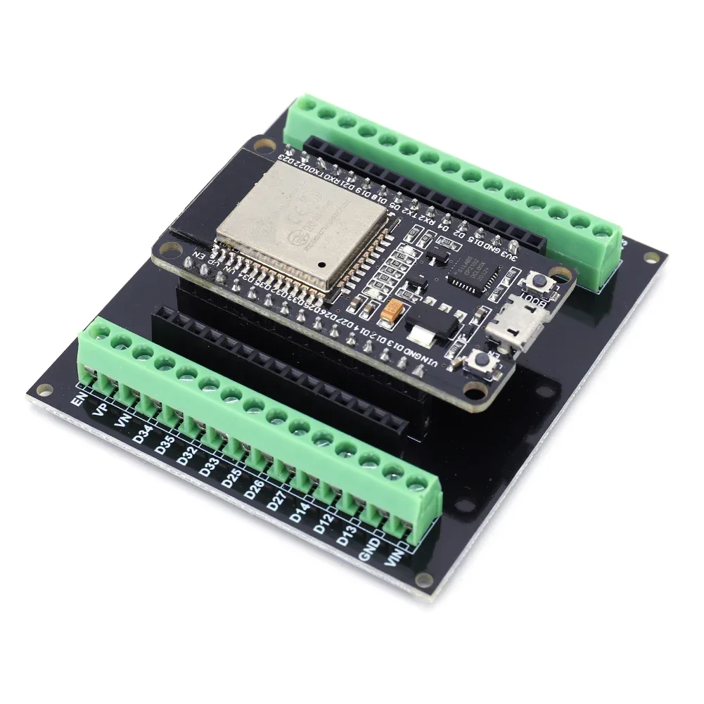 ESP32 Expansion Board Compatible with ESP32 WiFi Bluetooth Development Board NodeMCU-32S Lua 30Pin GPIO Expansion Board
ESP32 Expansion Board Compatible with ESP32 WiFi Bluetooth Development Board NodeMCU-32S Lua 30Pin GPIO Expansion Board